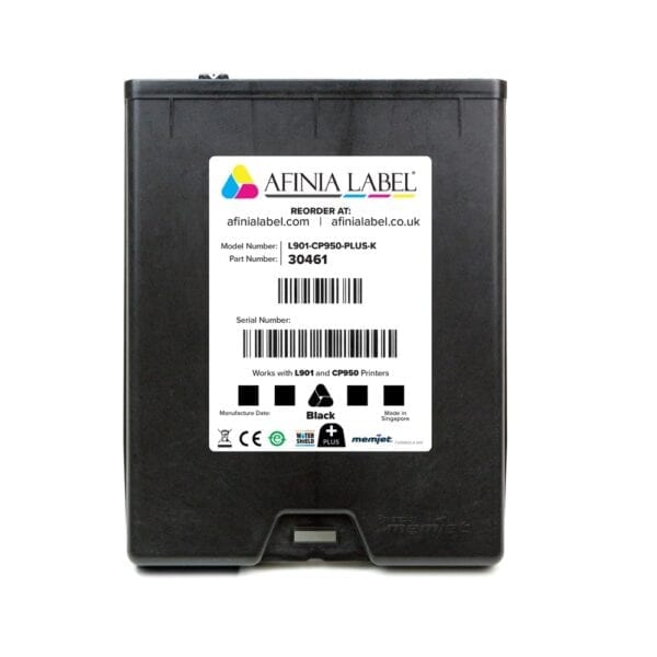 Black Ink Cartridge, L901 PLUS Label Printer