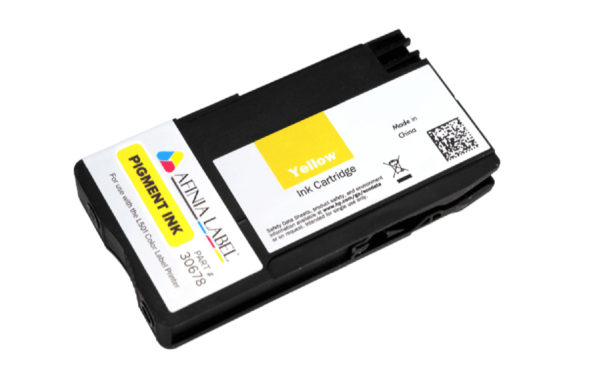 Yellow Ink Cartridge, Pigment, L502 Label Printer